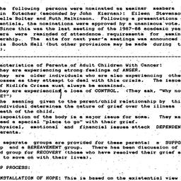 Minutes, 1988-05-11. Death,...