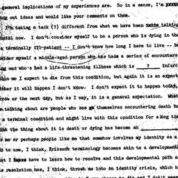 Minutes, 1972-02-09. Death,...