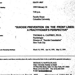 Announcements, 1999-02-10. ...