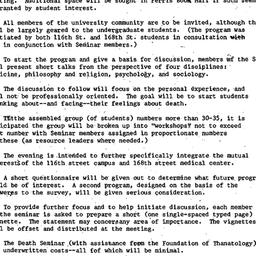 Minutes, 1974-12-11. Death,...
