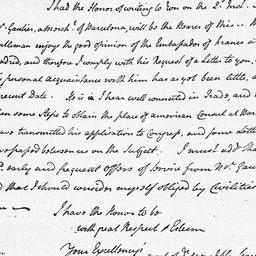 [Document, 1782 August 13]