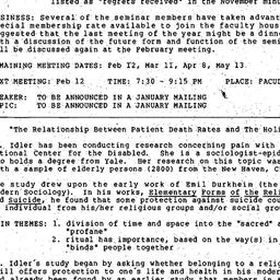Minutes, 1991-12-23. Death,...