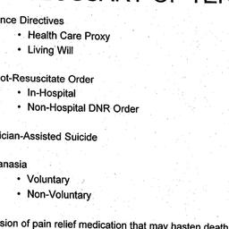 Handouts, 1996-10-09. Death...