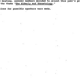 Minutes, 1977-09-14. Death,...