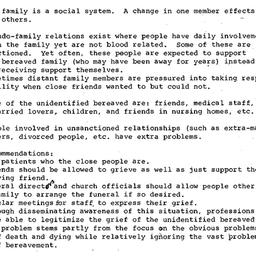 Minutes, 1978-01-25. Death,...