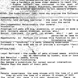 Minutes, 1985-02-12. Death,...