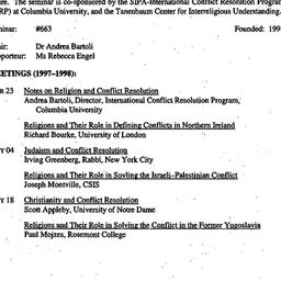 Schedules, Conflict Resolut...