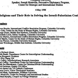 Minutes, 1998-05-04. Confli...