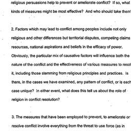 Handouts, 1998-09-28. Confl...