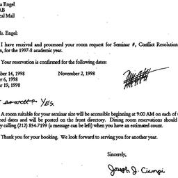 Correspondence, 199-07-15. ...