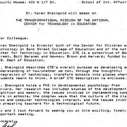 Announcements, 1990-01-18. ...