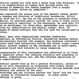 Minutes, 1990-11-16. Knowle...