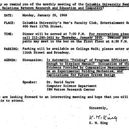 Correspondence, 1969-01-10....