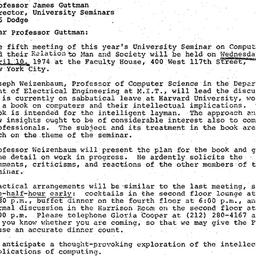 Correspondence, 1974-03-26....