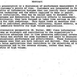 Speaker's paper, 1987-0...