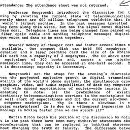 Minutes, 1987-02-19. Knowle...