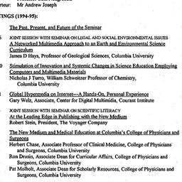 Schedules, Knowledge, Techn...