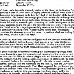 Minutes, 1994-10-05. Knowle...