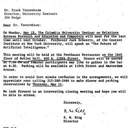 Correspondence, 1967-04-27....