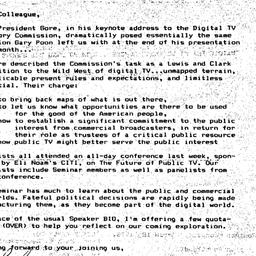 Announcements, 1998-03-18. ...