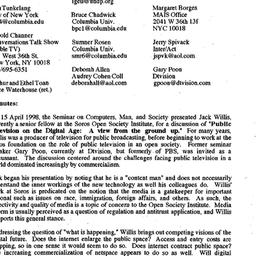 Minutes, 1998-04-15. Knowle...