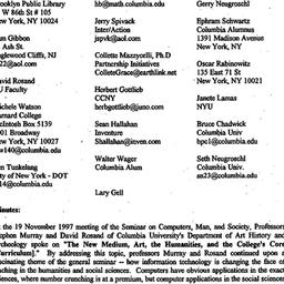 Minutes, 1997-11-19. Knowle...