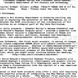 Announcements, 1997-11-19. ...