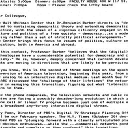 Announcements, 1998-01-21. ...