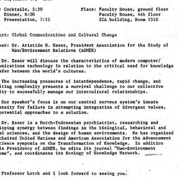 Announcements, 1987-09-17. ...