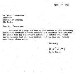 Correspondence, 1970-04-10....