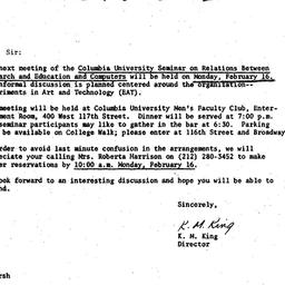 Correspondence, 1970-02-09....