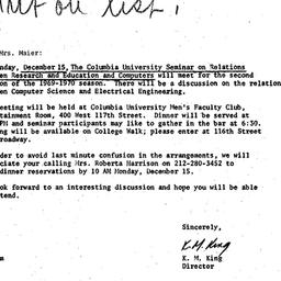Correspondence, 1969-12-10....