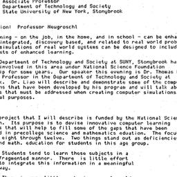 Minutes, 1983-04-28. Knowle...