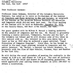 Correspondence, 1972-10-24....