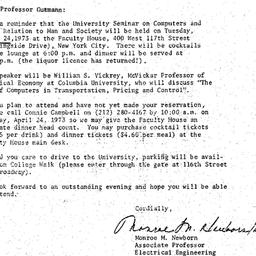 Correspondence, 1973-04-17....
