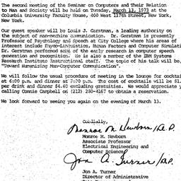 Correspondence, 1973-02-07....