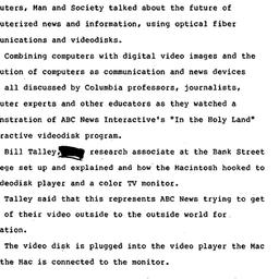 Minutes, 1991-12-18. Knowle...