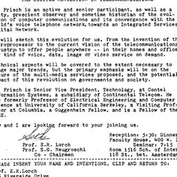 Announcements, 1985-05-04. ...