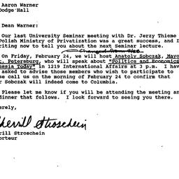 Correspondence, 1995-02-09....