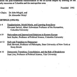 Background paper, Post-Comm...