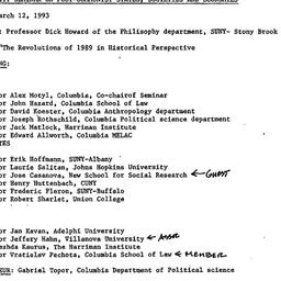 Minutes, 1993-03-12. Post-C...
