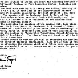 Correspondence, 1993-01-26....