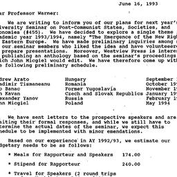 Correspondence, 1993-06-16....