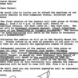 Correspondence, 1992-11-19....