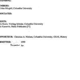 Minutes, 1999-12-08. Post-C...