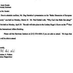 Correspondence, 1998-04-14....