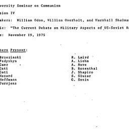Minutes, 1975-11-19. Commun...