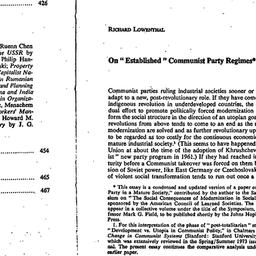 Speaker's paper, 1975-1...