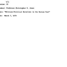 Minutes, 1979-03-07. Commun...