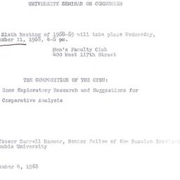 Announcements, 1968-12-04. ...